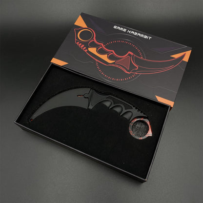 Game Karambit Howl Skin Replica Dull Blade Trainer Knife For Collection