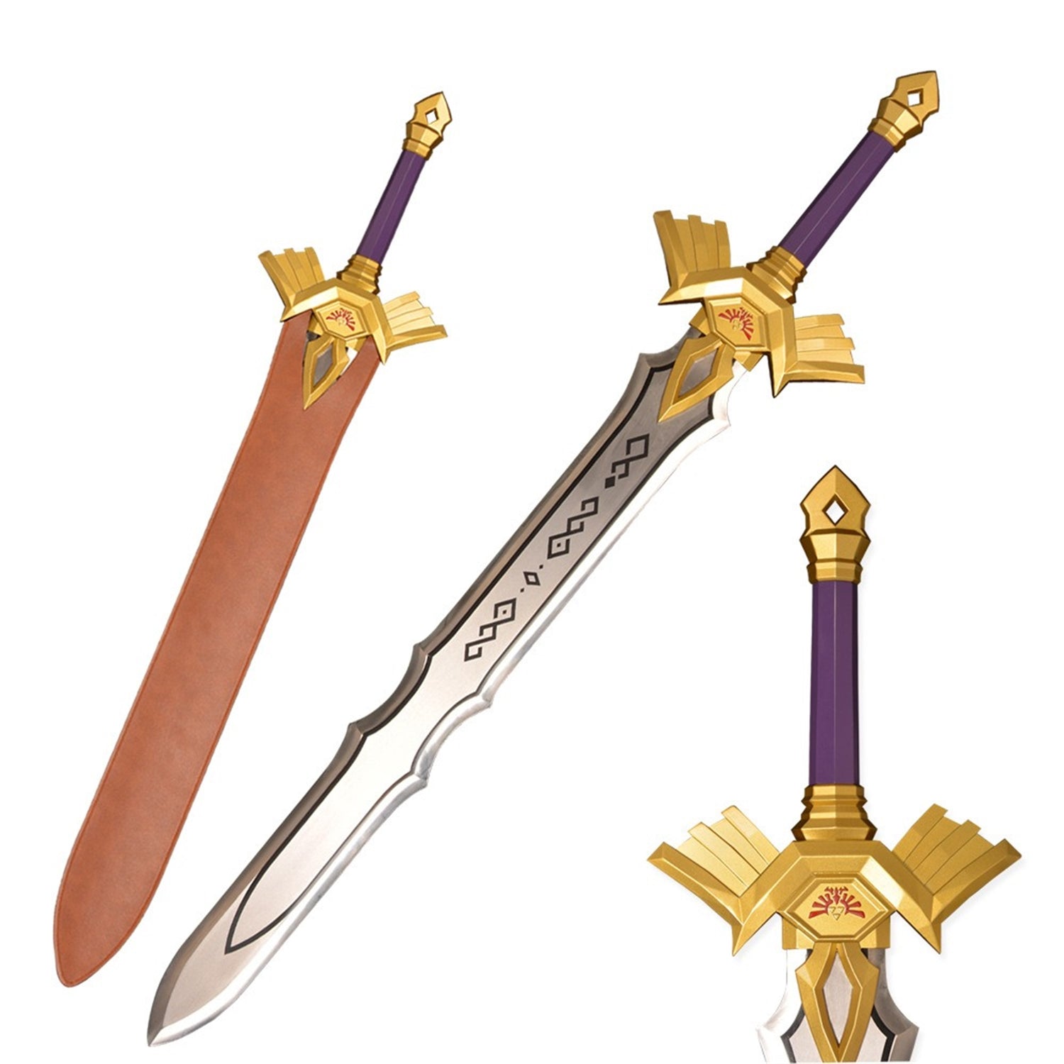 Bbroadsword Royal Broadsword Knight's Sword Metal Replica – Leones Marvelous Items