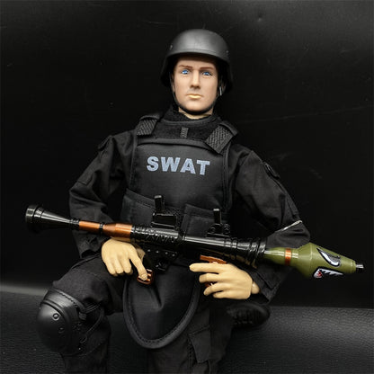 Metal Miniature Shark Head RPG-7 Rocket Launcher 17CM/6.7"