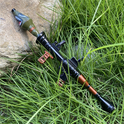 Metal Miniature Shark Head RPG-7 Rocket Launcher 17CM/6.7"