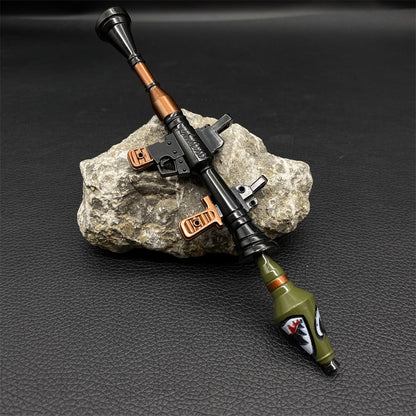 Metal Miniature Shark Head RPG-7 Rocket Launcher 17CM/6.7"