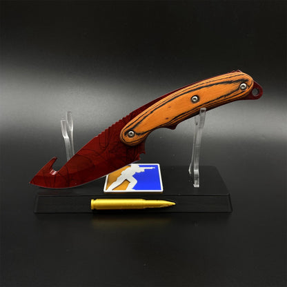 420 Steel CS Ruby Skin Gut Knife Outdoor Camping Knife For Collection