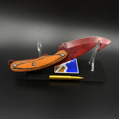 420 Steel CS Ruby Skin Gut Knife Outdoor Camping Knife For Collection