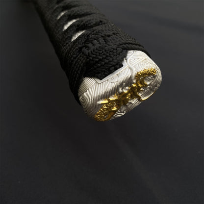 Blue Dragon Blade Samurai Katana - Dragon Engraved Blade