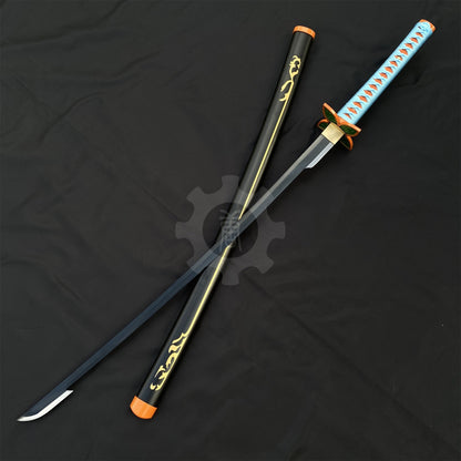 IRL Shinobu Nichirin Sword Anime Katana Carbon Steel Version