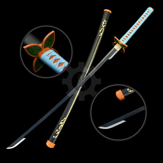 IRL Shinobu Nichirin Sword Anime Katana Carbon Steel Version
