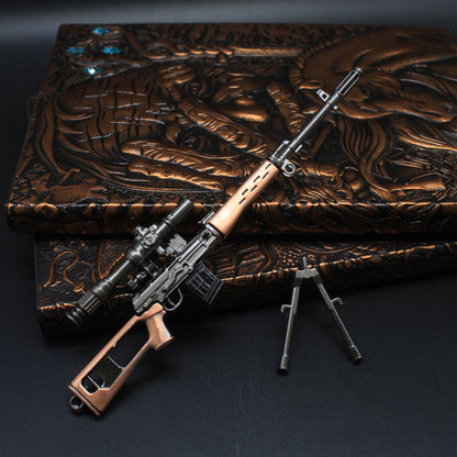 SVD Dragunov Sniper Metal Miniature Rifle 17CM/6.7"