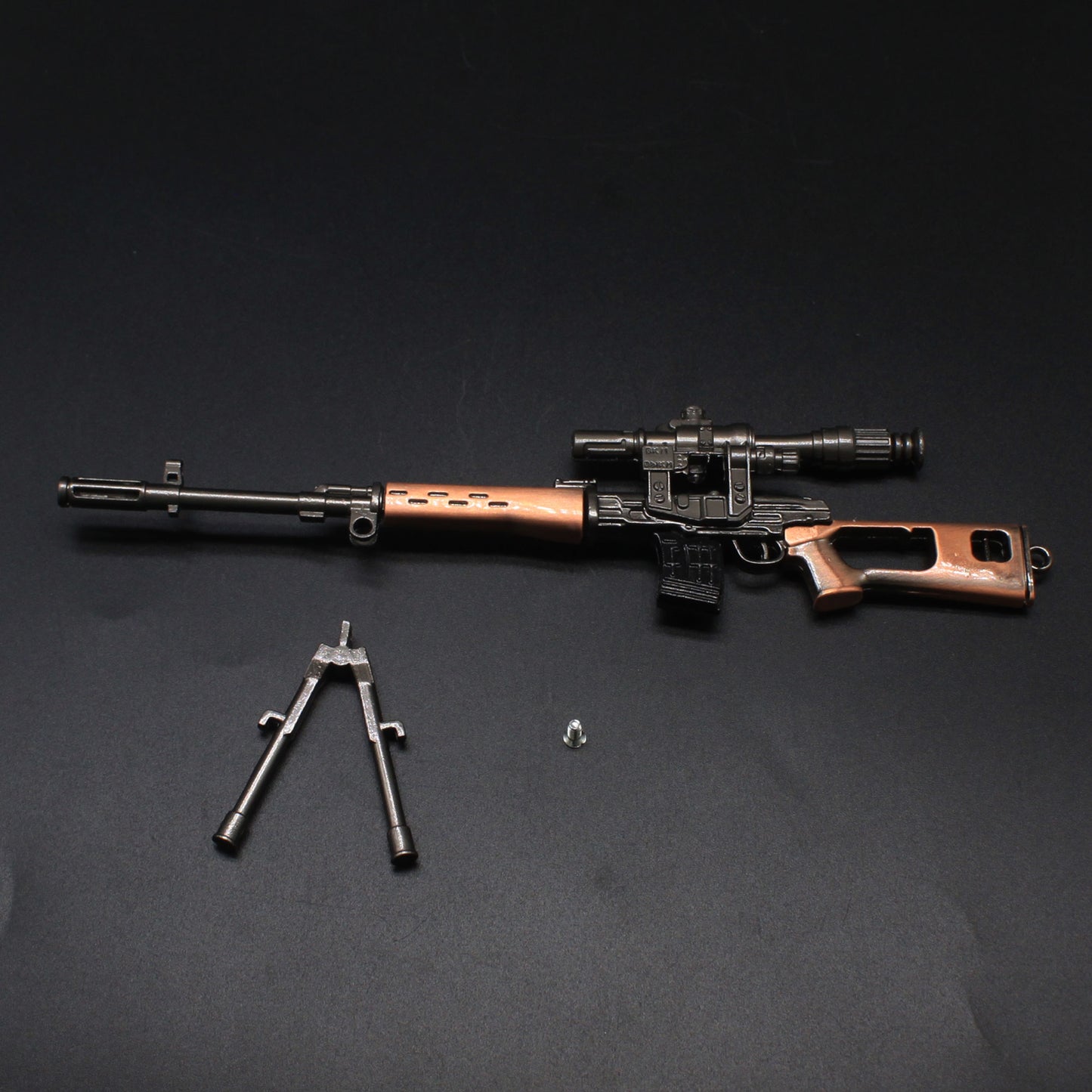 SVD Dragunov Sniper Metal Miniature Rifle 17CM/6.7"