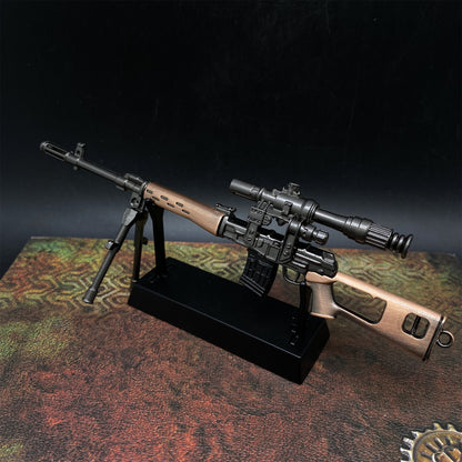 SVD Dragunov Sniper Metal Miniature Rifle 17CM/6.7"