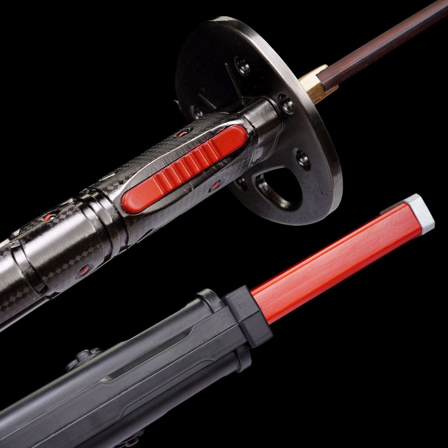 Red Damascus Steel MG Sam's Murasama Katana IRL