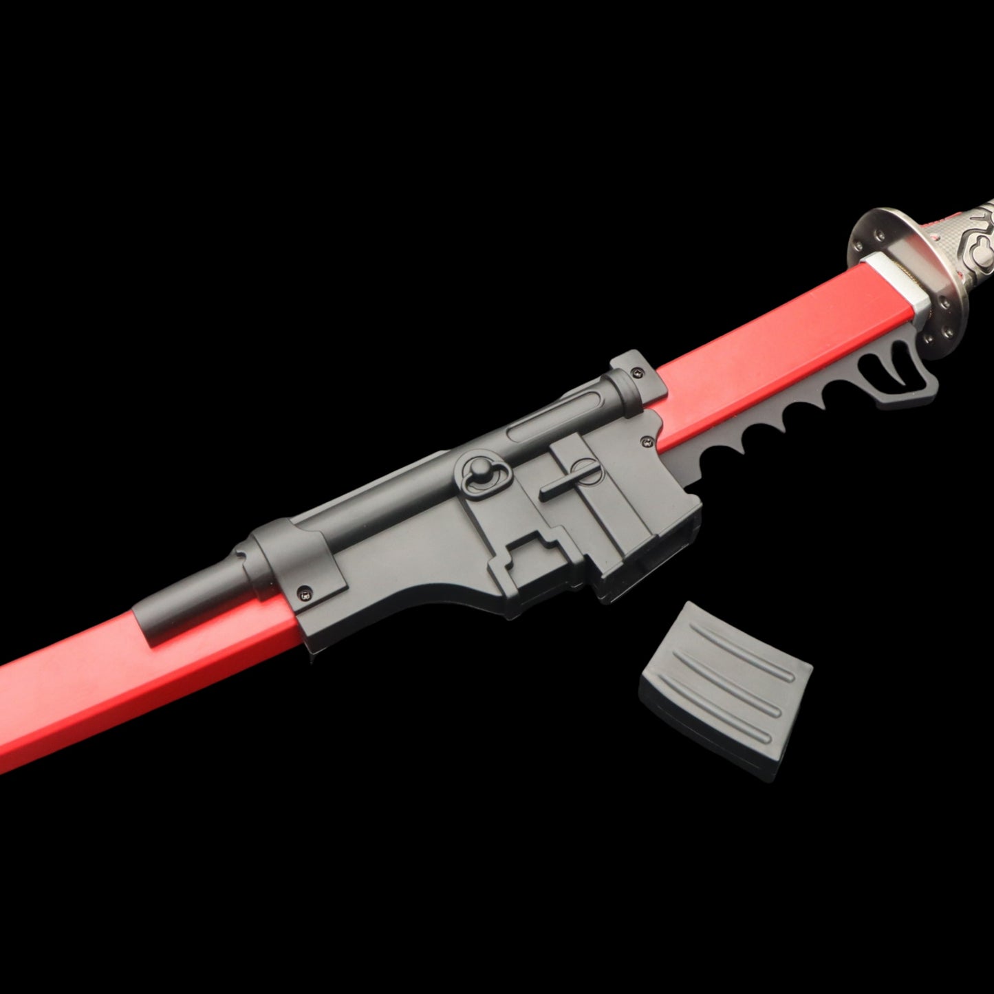 Red Damascus Steel MG Sam's Murasama Katana IRL