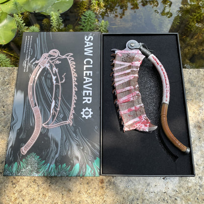 1/6 Metal Saw Cleaver Replica Miniature