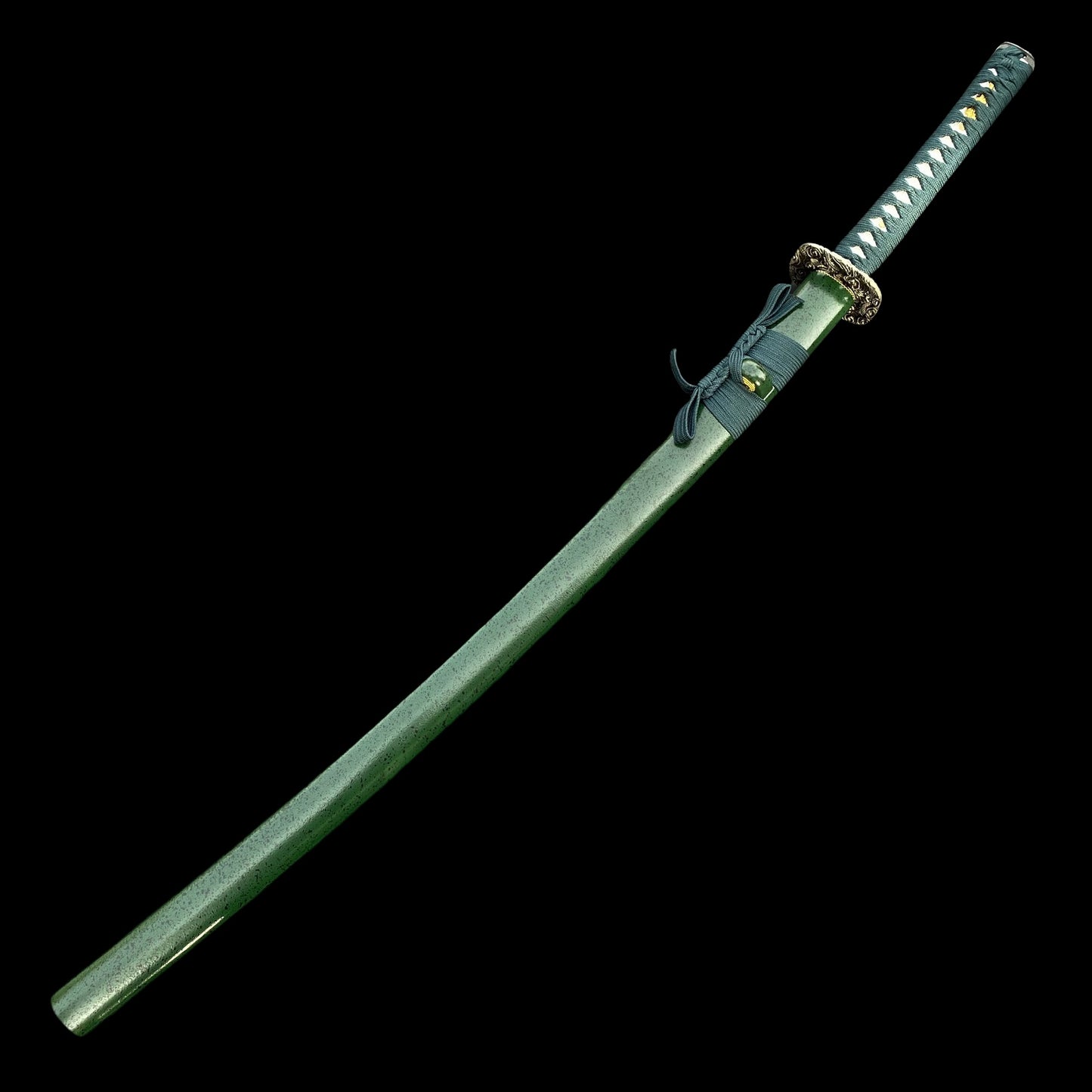 Japanese Samurai Katana-Green Dragon