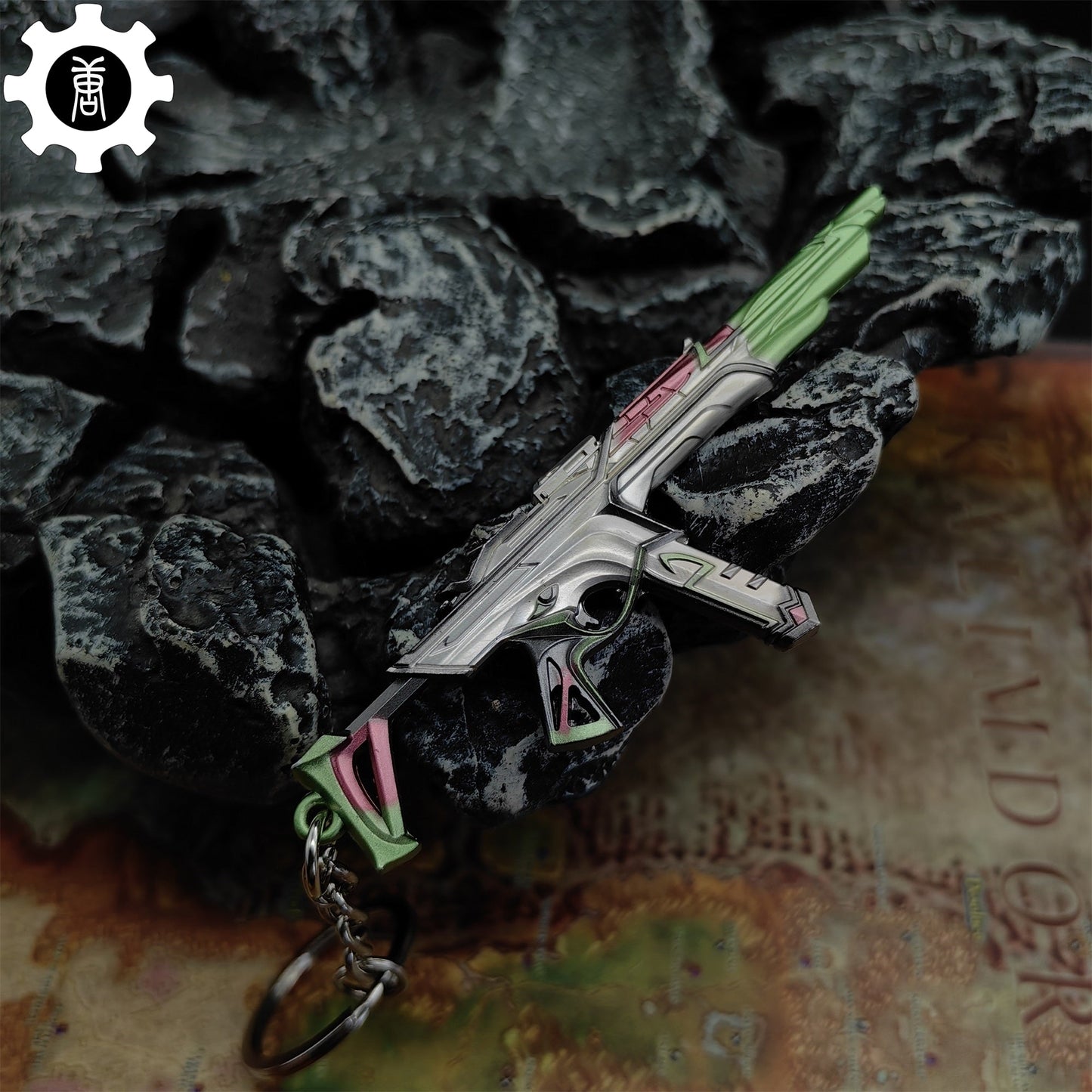 Mini Sentinels of Light Spectre Gun Keychain Metal Pendant