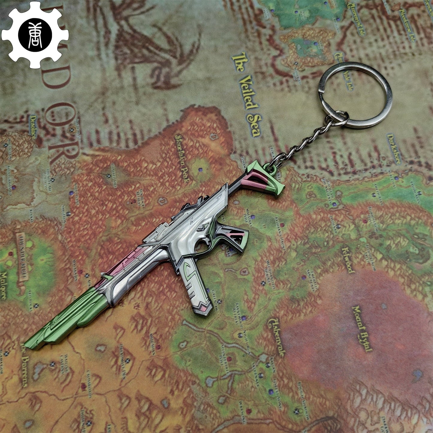 Mini Sentinels of Light Spectre Gun Keychain Metal Pendant