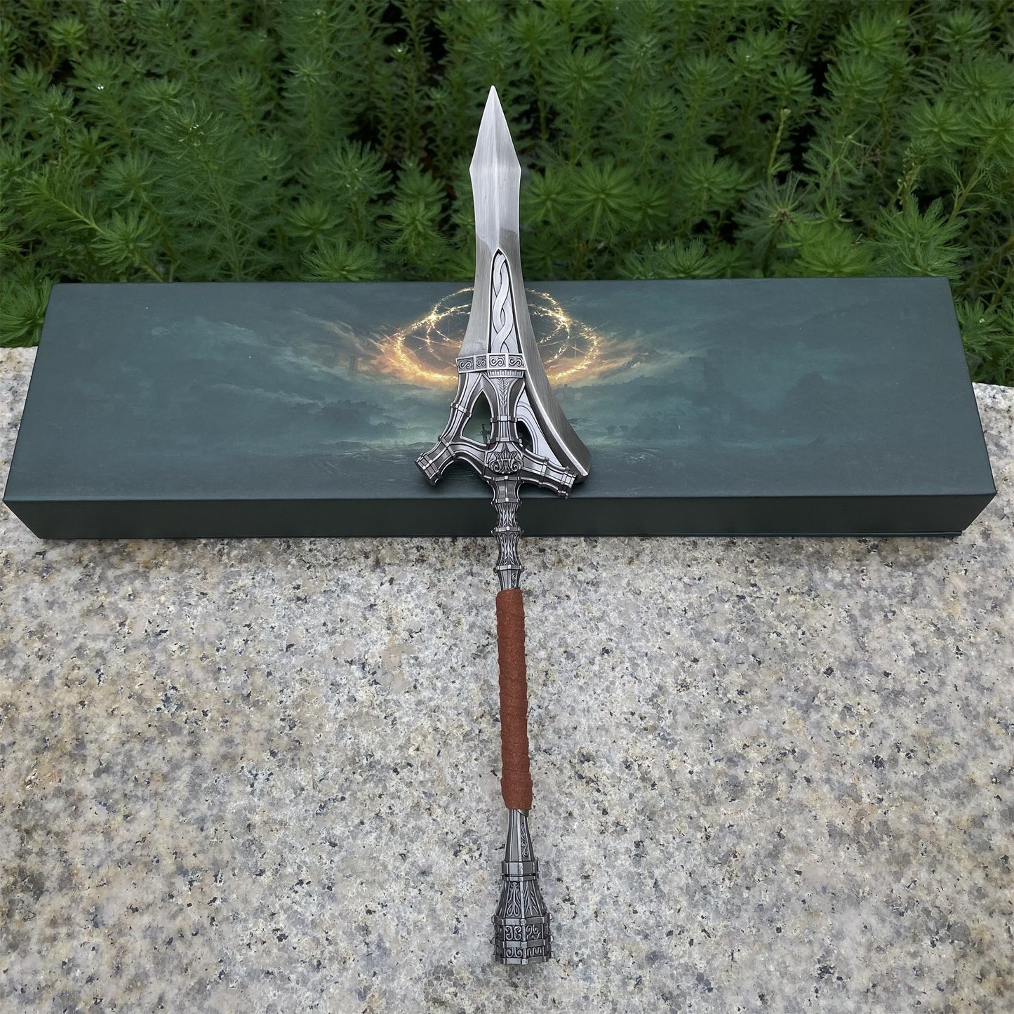 Serpent Hunter Spear Metal Replica With Gift Box