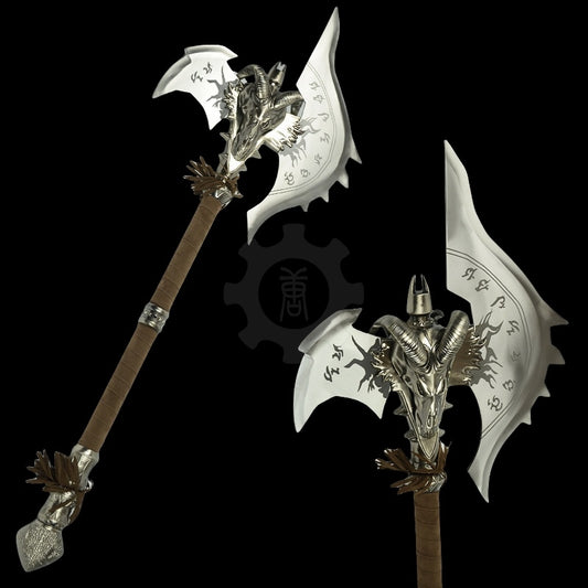 Metal Shadowmourne Axe IRL Steel Replica