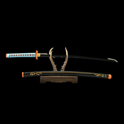 IRL Shinobu Katana Insect Breathing Nichirin Sword Carbon Steel Version