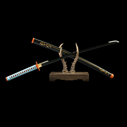 IRL Shinobu Katana Insect Breathing Nichirin Sword Carbon Steel Version