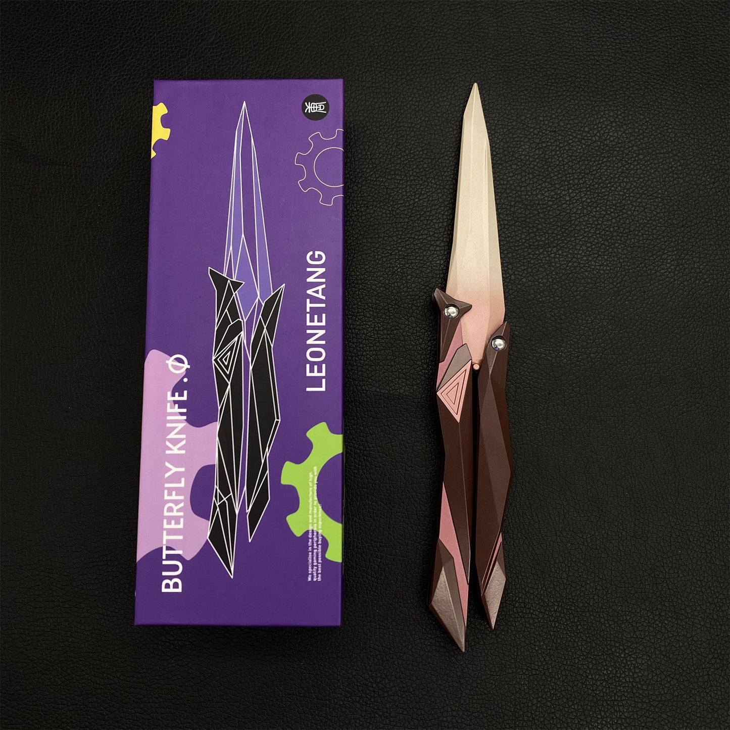New Version High-Quality Singularity 2.0 Butterfly Knife IRL Game Balisong