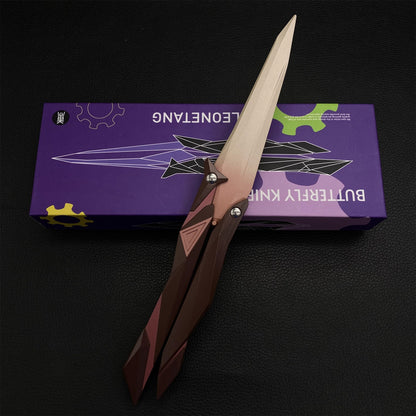 New Version High-Quality Singularity 2.0 Butterfly Knife IRL Game Balisong