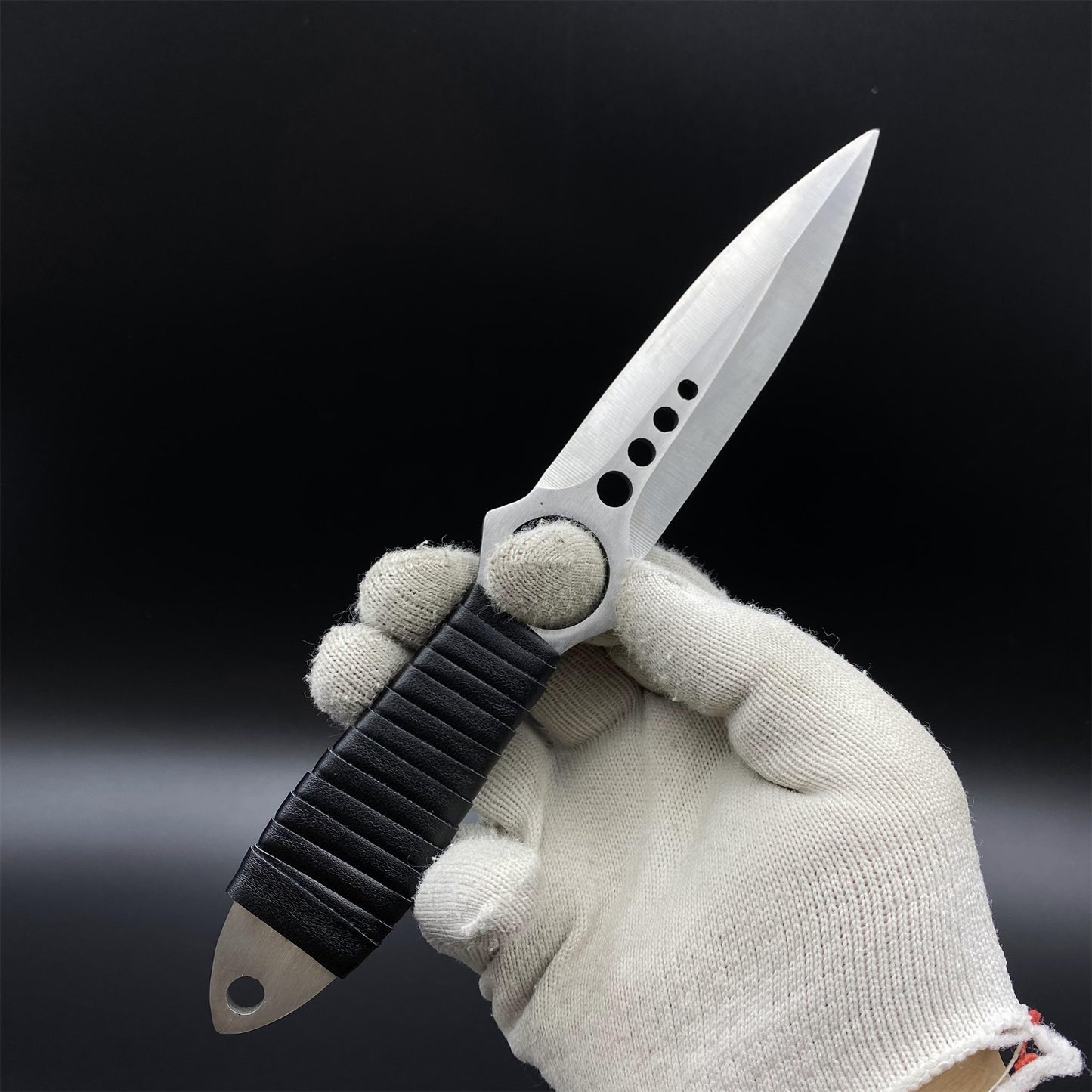 CS Classical Orignal Skin Skeleton Knife Blunt Blade 420 Stainless Steel Replica 22CM/8.7"