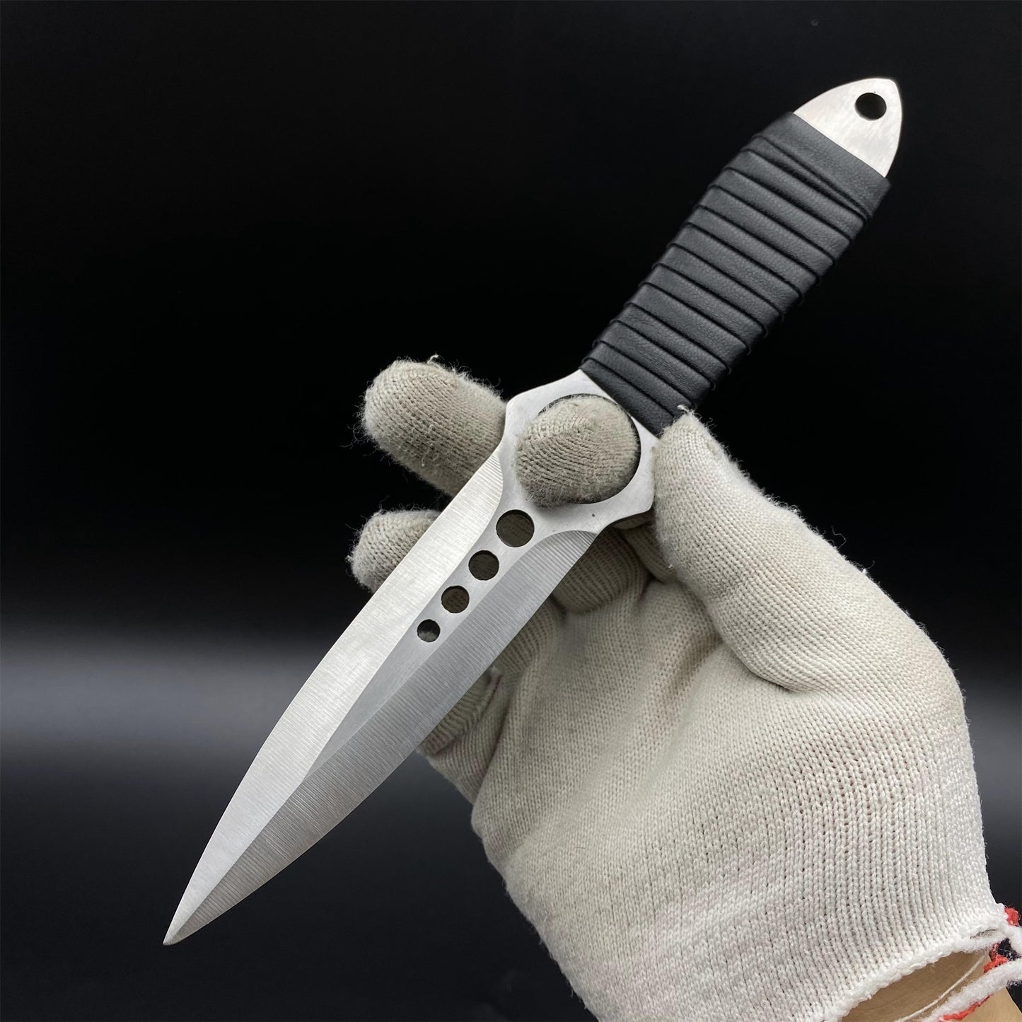CS Classical Orignal Skin Skeleton Knife Blunt Blade 420 Stainless Steel Replica 22CM/8.7"
