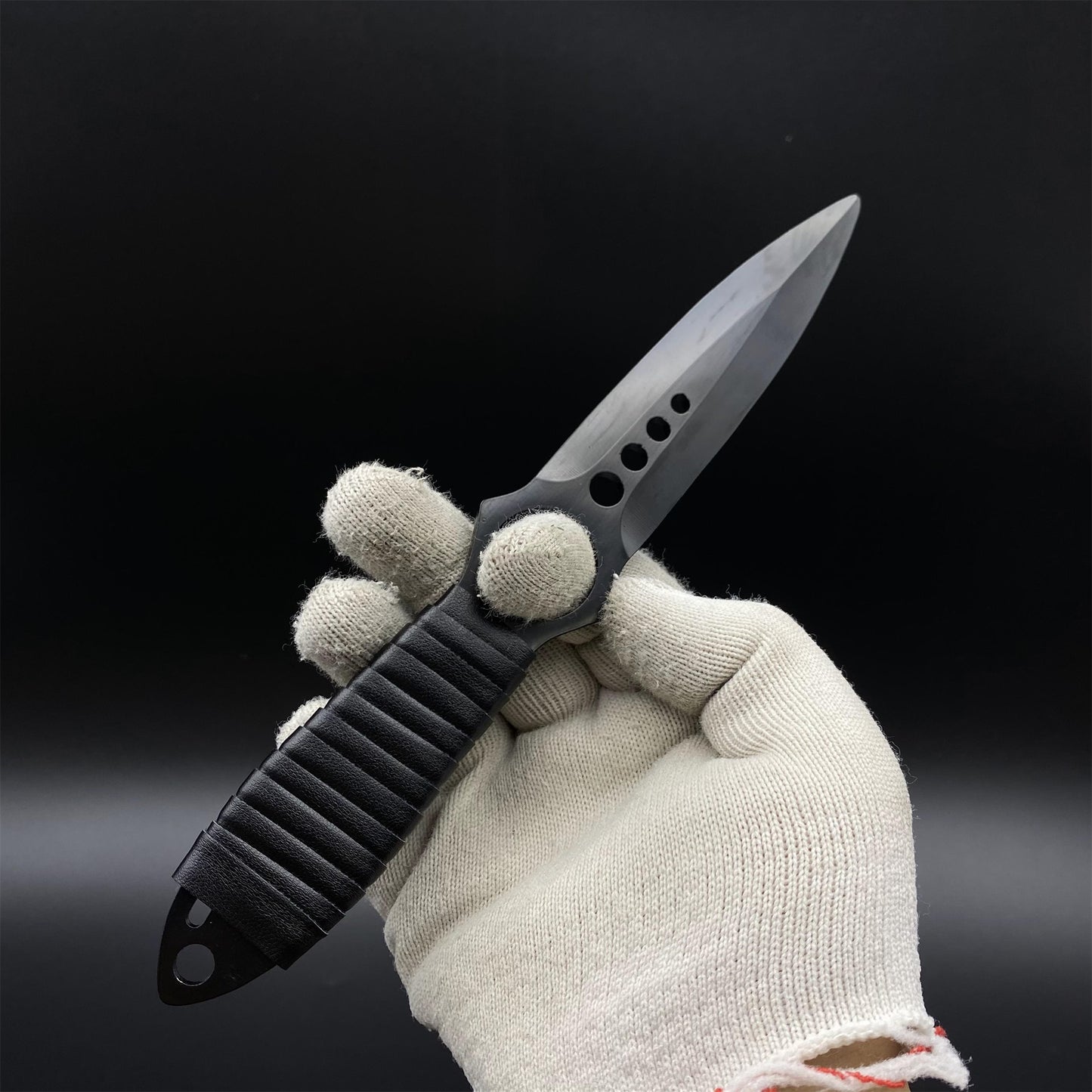CS Skeleton Knife Vanilla Skin Dull Blade 420 Steel Replica For Game Collection