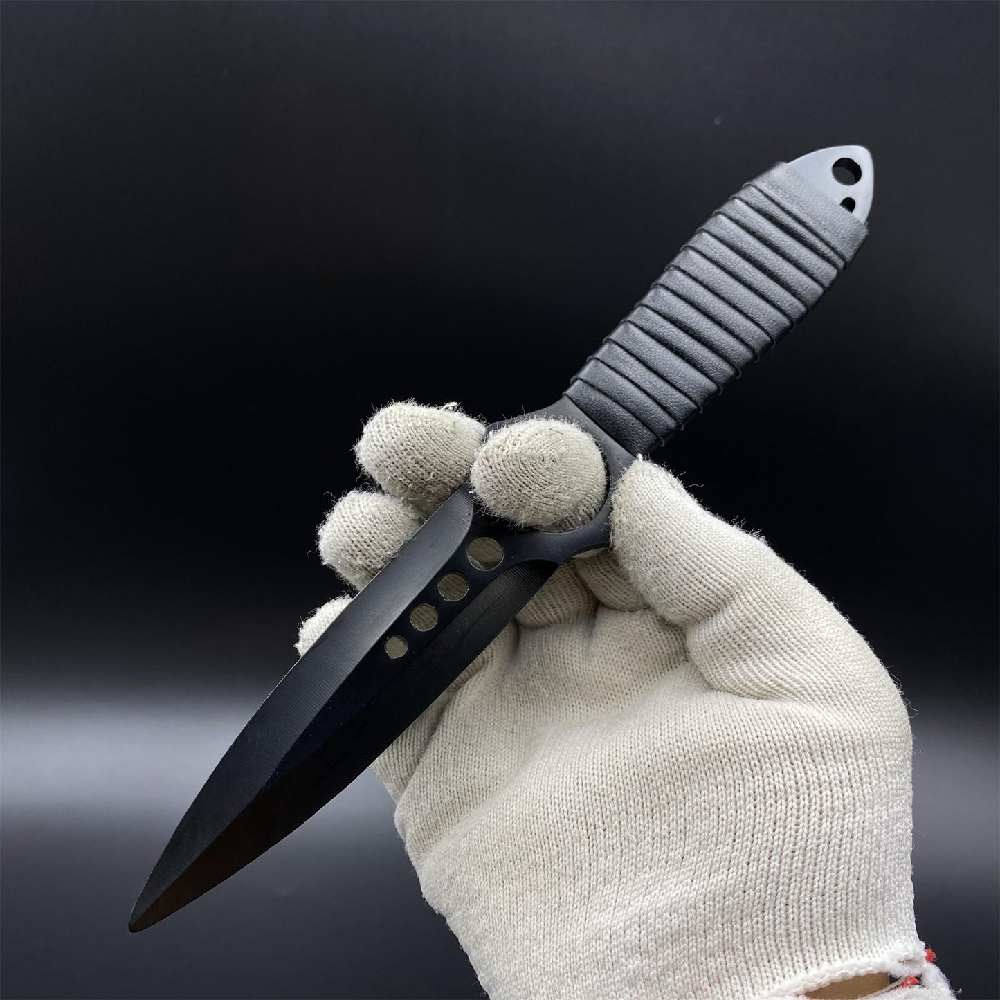 CS Skeleton Knife Vanilla Skin Dull Blade 420 Steel Replica For Game Collection