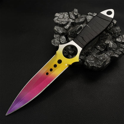 Metal Skeleton Knife Fade Skin Replica Game Prop