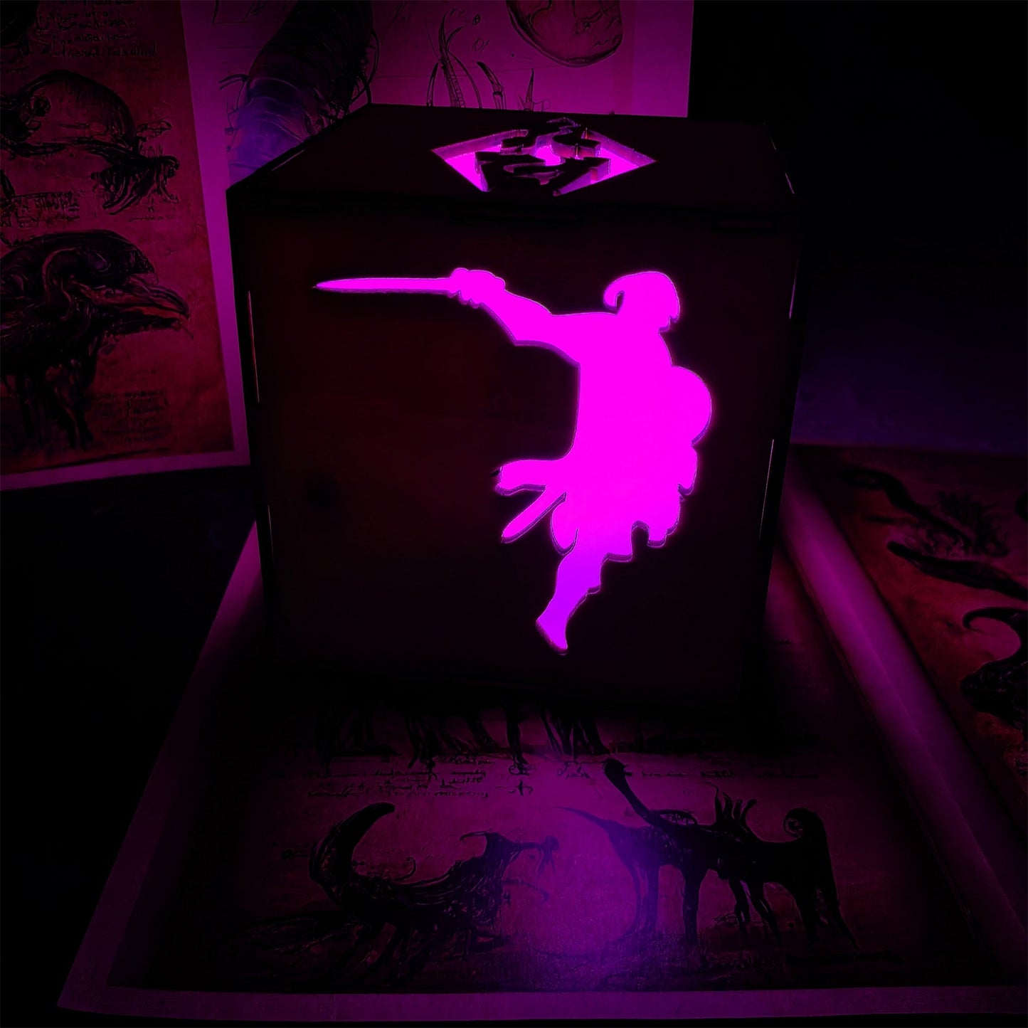 Skyrim-Inspired Neon Night Light