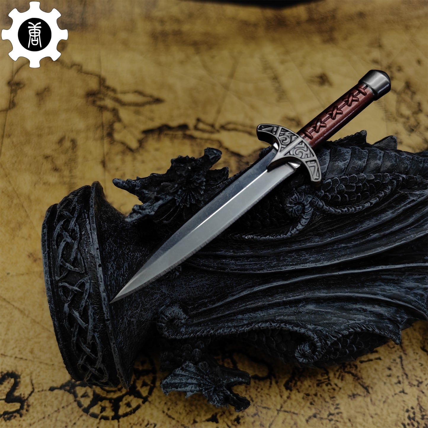 Skyrim Steel Dagger Mini Metal Replica EDC Knife