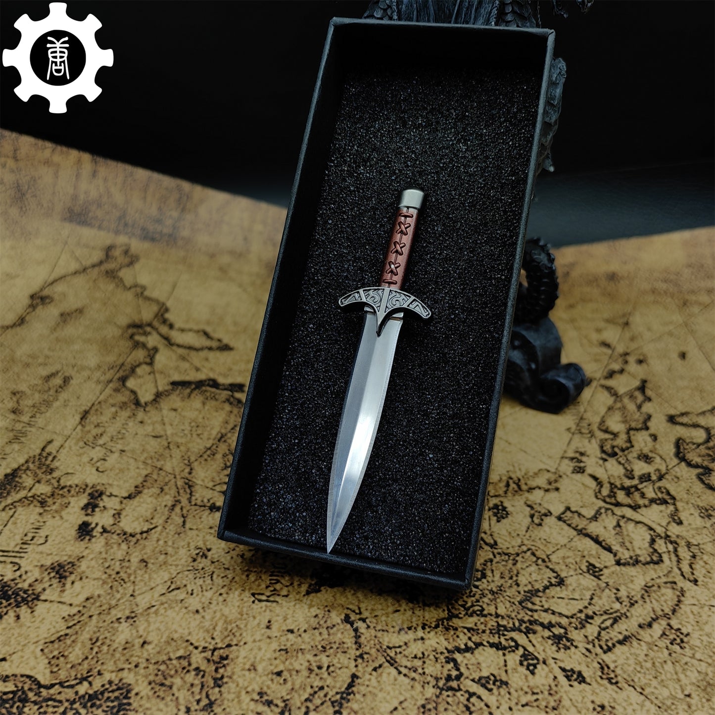 Skyrim Steel Dagger Mini Metal Replica EDC Knife