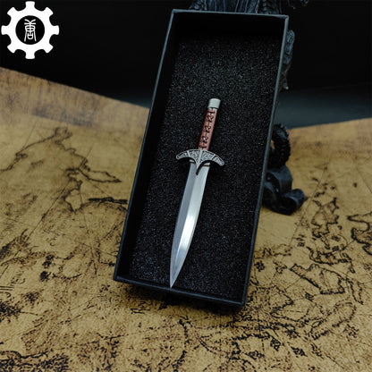 Skyrim Steel Dagger Mini Metal Replica EDC Knife
