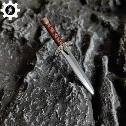 Skyrim Steel Dagger Mini Metal Replica EDC Knife