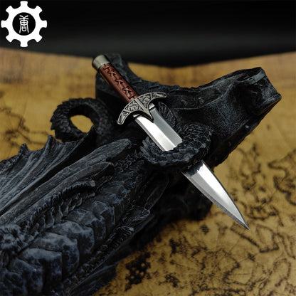 Skyrim Steel Dagger Mini Metal Replica EDC Knife
