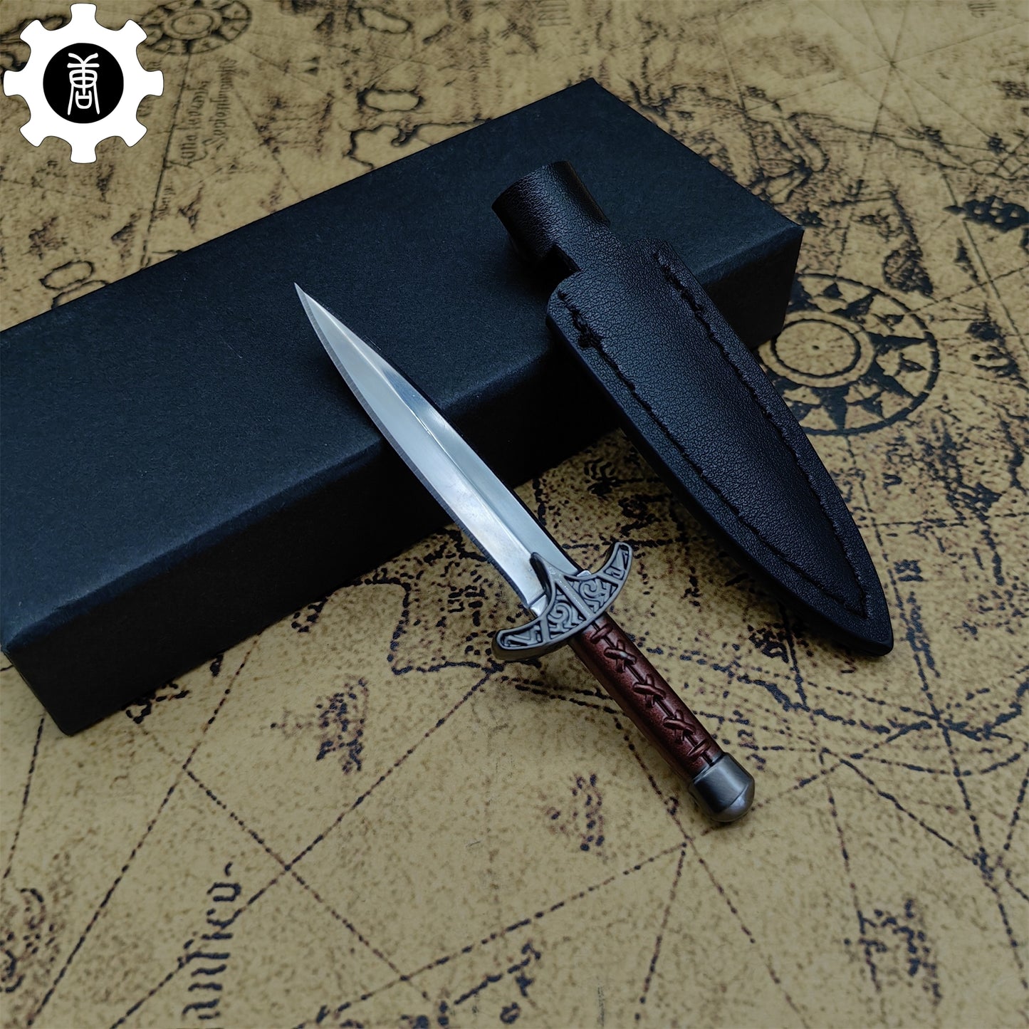 Skyrim Steel Dagger Mini Metal Replica EDC Knife