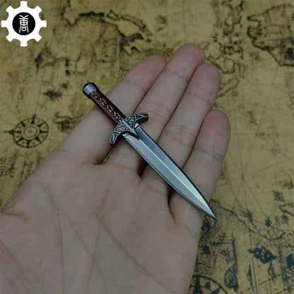 Skyrim Steel Dagger Mini Metal Replica EDC Knife