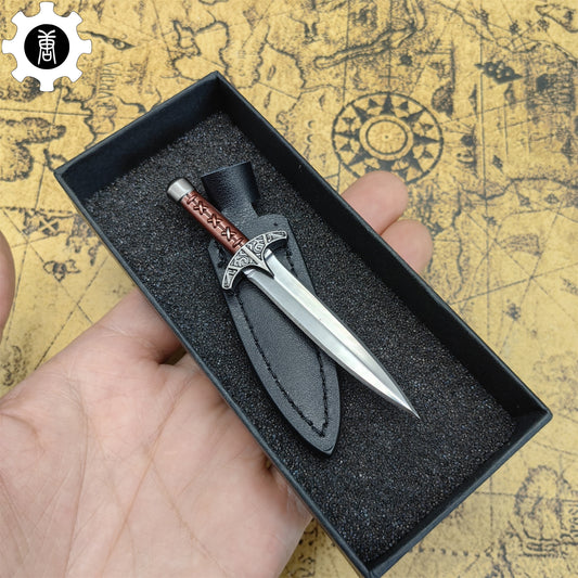 Skyrim Steel Dagger Mini Metal Replica EDC Knife