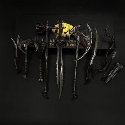 1/6 Scale Skyrim Daedric Weapon Metal Crafts For Collection