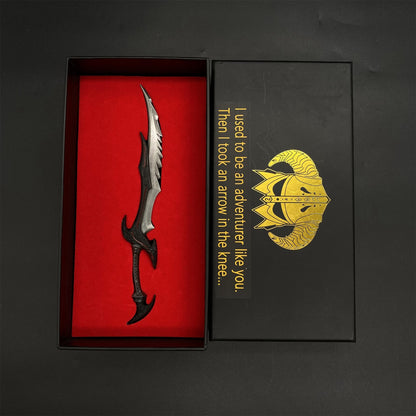 1/6 Scale Skyrim Daedric Weapon Metal Crafts For Collection