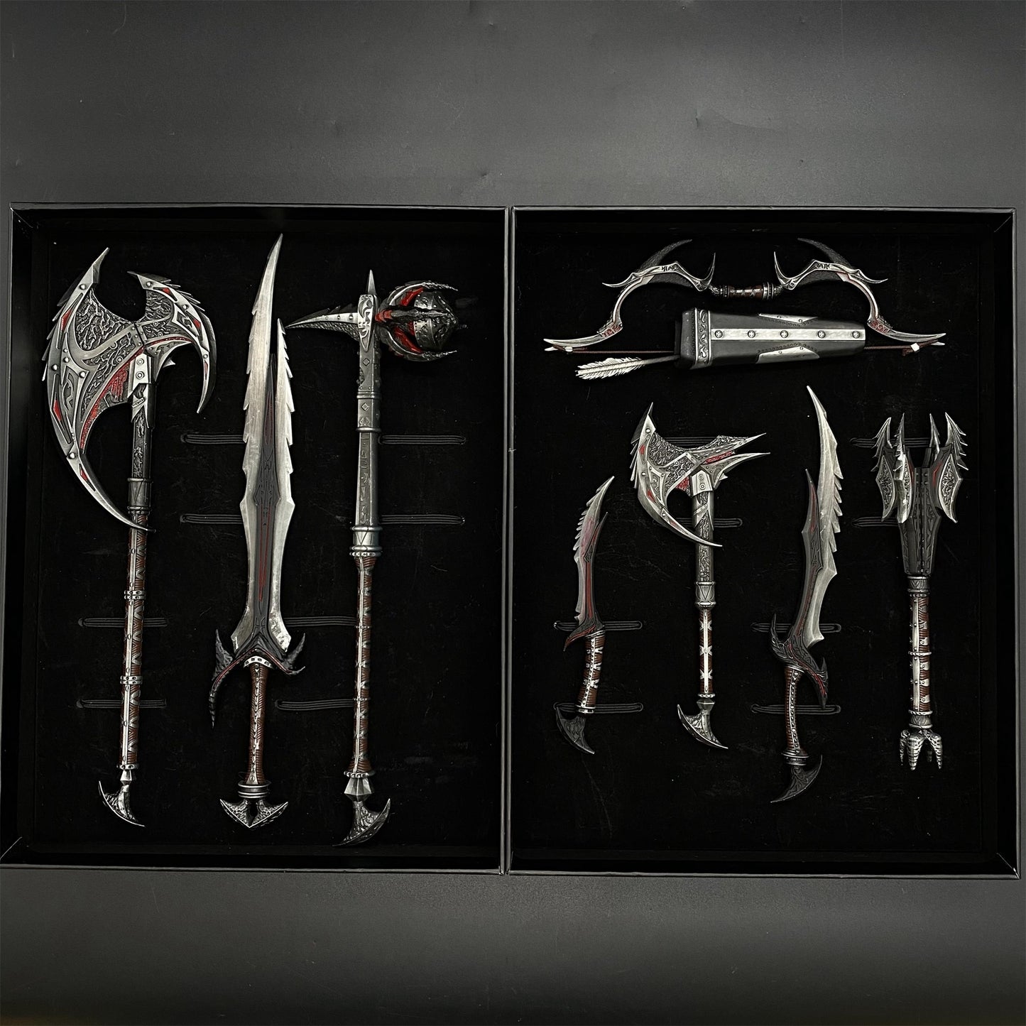 1/6 Scale Skyrim Daedric Weapon Metal Crafts For Collection