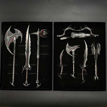 1/6 Scale Skyrim Daedric Weapon Metal Crafts For Collection