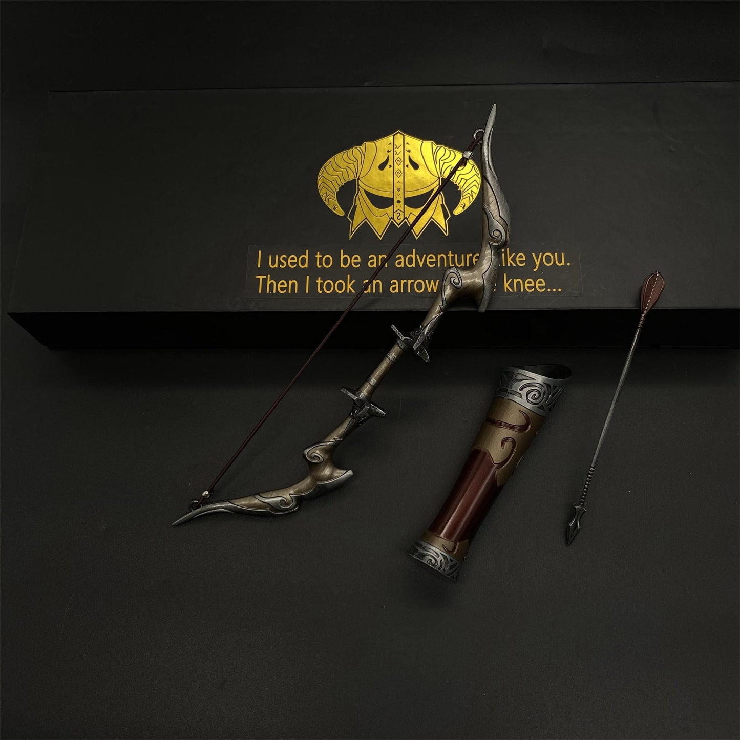 Skyrim Nightingale Bow Metal Miniature