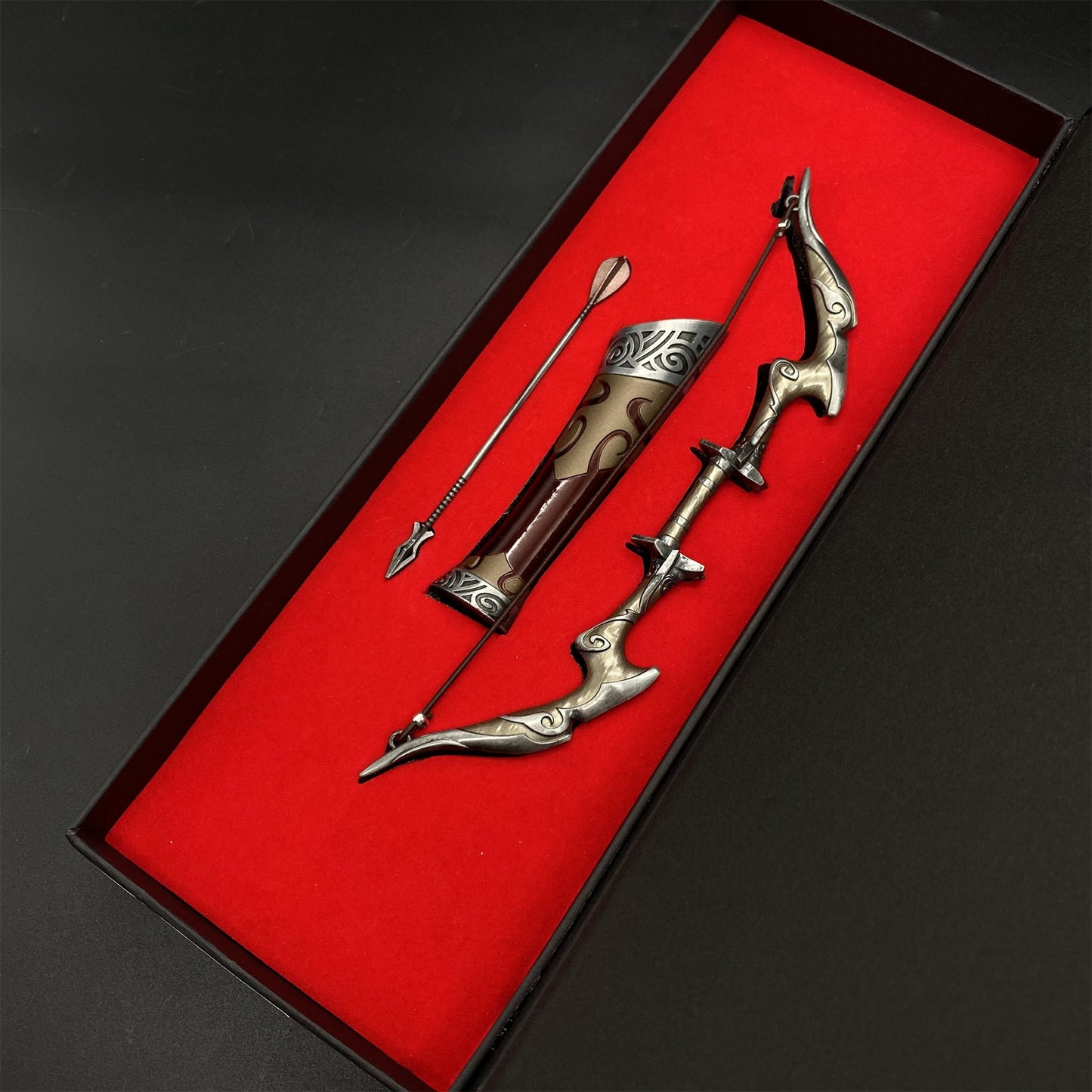 Skyrim Nightingale Bow Metal Miniature