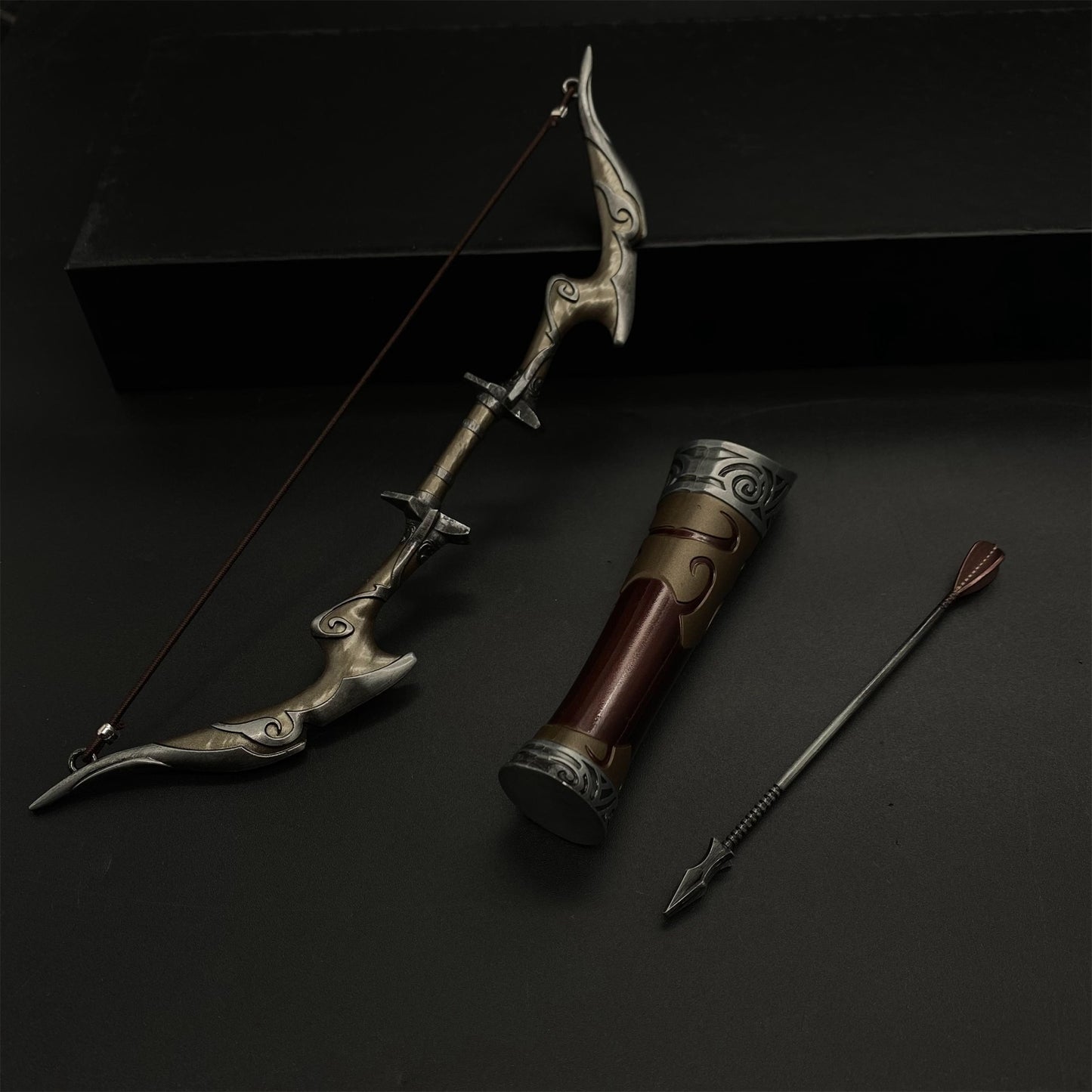 Skyrim Nightingale Bow Metal Miniature