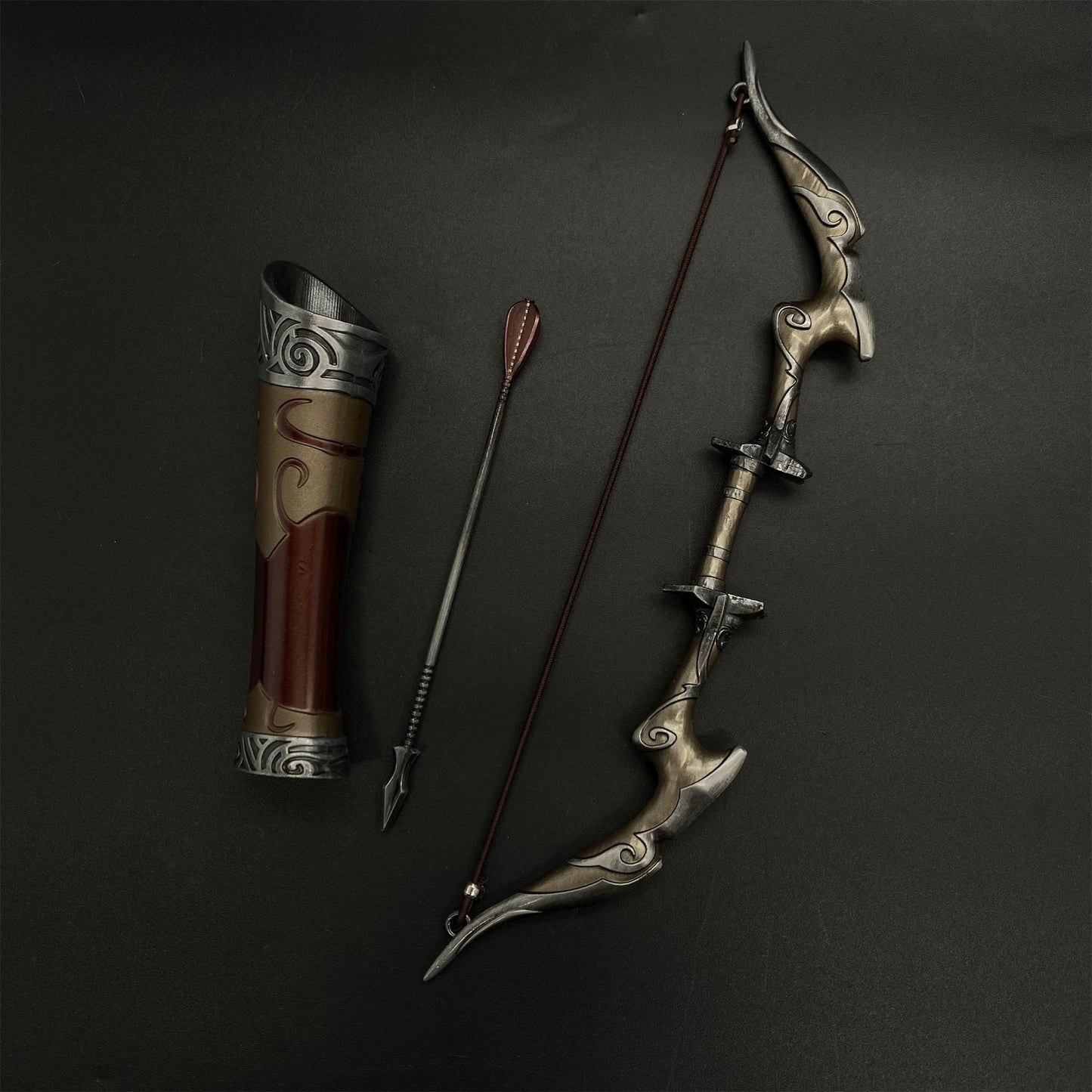 Skyrim Nightingale Bow Metal Miniature