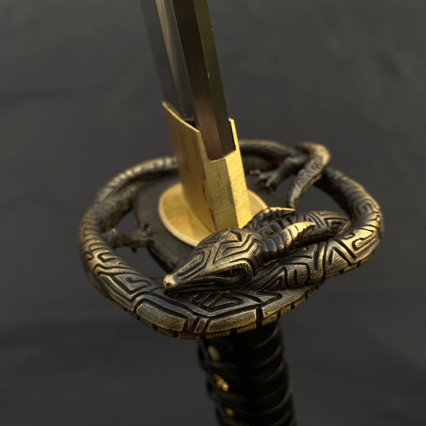 Skyrim Katana Blade Sword Akaviri Sword Manganese Steel IRL Replica