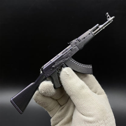Tiny Gun AK47 Slate Metal Miniature For Collection