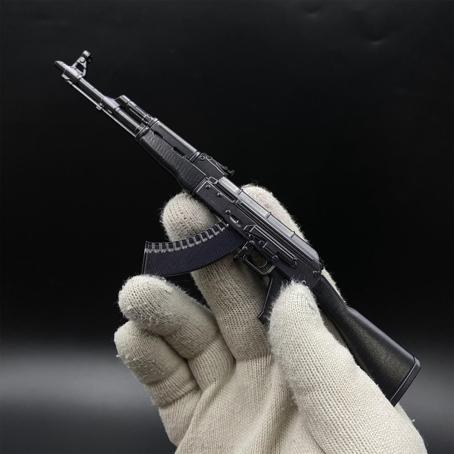Tiny Gun AK47 Slate Metal Miniature For Collection
